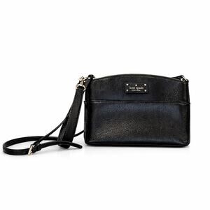 Kate Spade Millie Grove Street Crossbody Black Pebbled Leather Purse